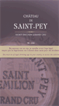 Mobile Screenshot of chateau-saintpey.com